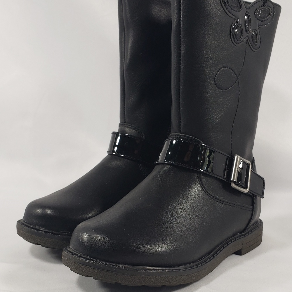 Sprox lil biscuit black boots kids size 7